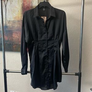 Black shirt dress size M